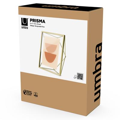 Фоторамка Umbra Фоторамка prisma, 13х18, золотистая арт. 313015-221