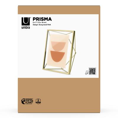 Фоторамка Umbra Фоторамка prisma, 13х18, золотистая арт. 313015-221