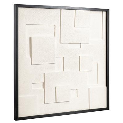 Фоторамка Bergenson Bjorn Панно декоративное с эффектом 3d minimalism square, с черной рамой, 60х60 см арт. BB0000588