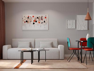 Фоторамка Bergenson Bjorn Панно декоративное с эффектом 3d minimalism, с белой рамой, 40х40 см арт. BB0000842
