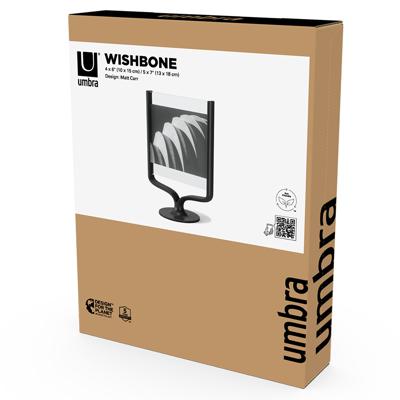 Фоторамка Umbra Фоторамка wishbone, 18х25 см, черная арт. 1020820-040