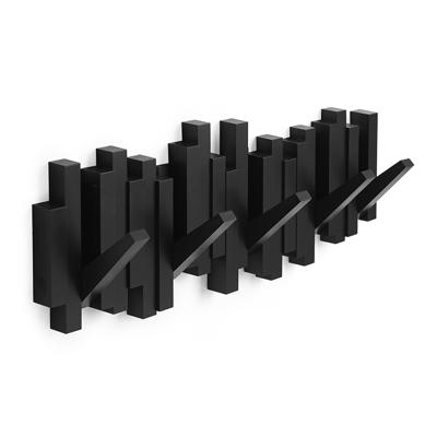 Декор Umbra Вешалка настенная sticks, 49,3 см, черная, 5 крючков арт. 318211-040
