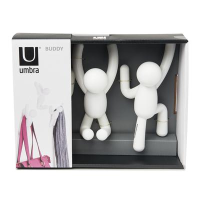 Набор Umbra Набор крючков buddy, белый, 3 шт. арт. 318165-660
