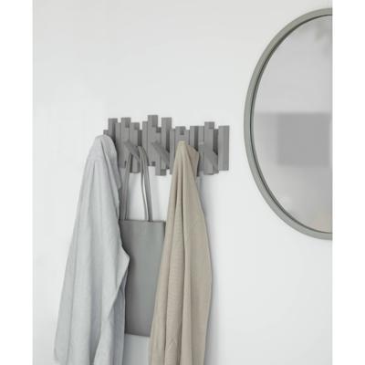 Декор Umbra Вешалка настенная sticks, 49,3 см, серая, 5 крючков арт. 318211-918