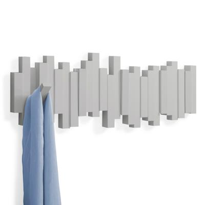 Декор Umbra Вешалка настенная sticks, 49,3 см, серая, 5 крючков арт. 318211-918