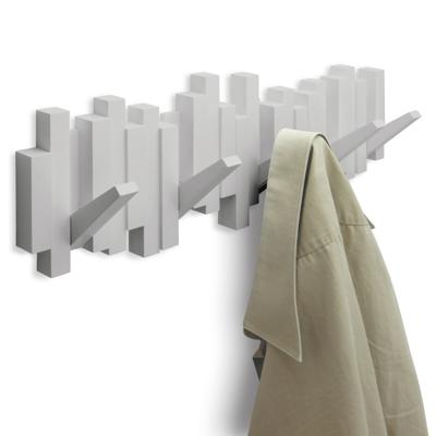 Декор Umbra Вешалка настенная sticks, 49,3 см, серая, 5 крючков арт. 318211-918
