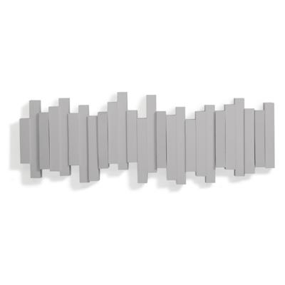 Декор Umbra Вешалка настенная sticks, 49,3 см, серая, 5 крючков арт. 318211-918