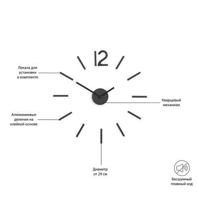 Часы Umbra Часы настенные blink, черные арт. 1005400-040
