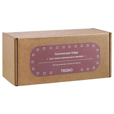 Свеча Tkano Свеча декоративная терракотового цвета из коллекции edge, 16,5 см арт. TK22-CND0008