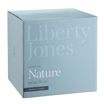 Ваза ЯЯЯ Ваза nature, 18 см, темно-синяя арт. LJ_NT_VS_DBL18