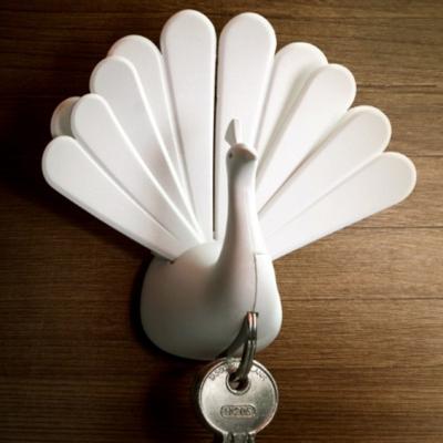 Декор QUALY Ключница peacock, белая арт. QL10193-WH