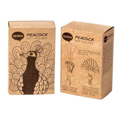 Декор QUALY Ключница peacock, белая арт. QL10193-WH
