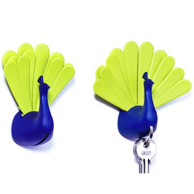 Декор QUALY Ключница peacock, синяя/зеленая арт. QL10193-BG
