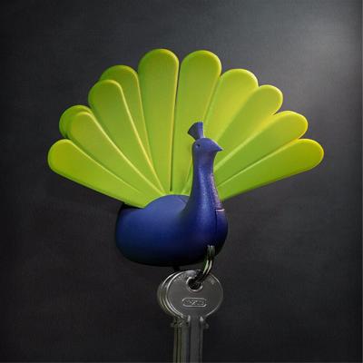 Декор QUALY Ключница peacock, синяя/зеленая арт. QL10193-BG