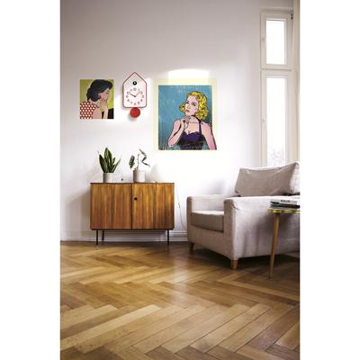 Часы Guzzini Часы настенные с маятником qq-up, красные арт. 16860555