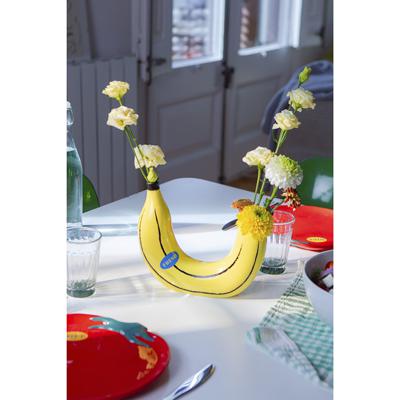 Ваза Doiy Ваза для цветов banana, 19 см, желтая арт. DYVABANYE