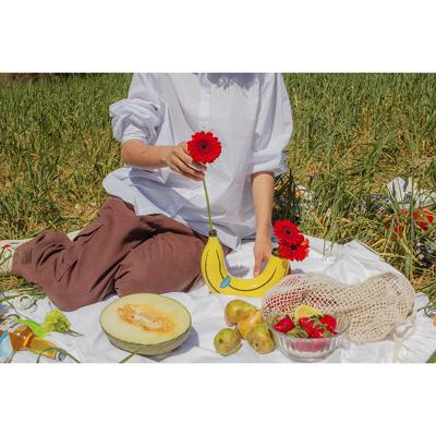 Ваза Doiy Ваза для цветов banana, 19 см, желтая арт. DYVABANYE