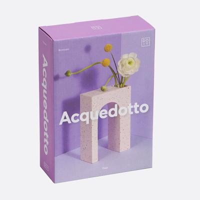 Ваза Doiy Ваза для цветов одинарная acquedotto, 22 см, розовая арт. DYVASAC1P