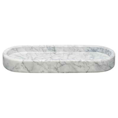Поднос Bergenson Bjorn Поднос marm, 25х10 см, белый мрамор арт. BB000096