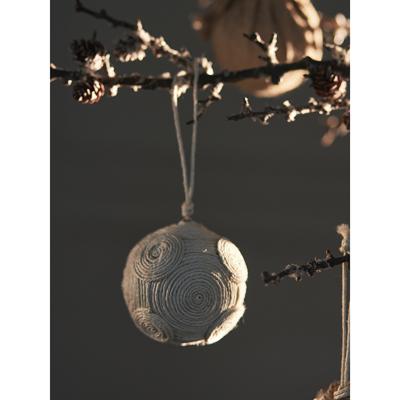 Декор Tkano Набор елочных шаров zero waste из джута из коллекции new year essential, 4 шт. арт. TK23-NY_SET0017