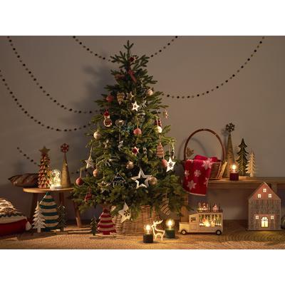 Декор Tkano Декор новогодний classics из джута и гофрированного картона из коллекции new year essential, 41,5 см арт. TK23-NY_CTR0005