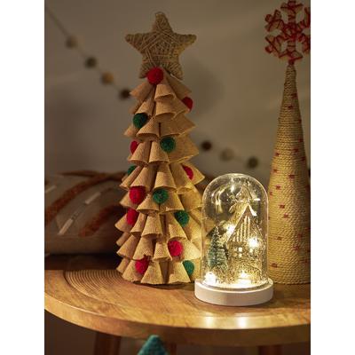 Декор Tkano Декор новогодний classics из джута и гофрированного картона из коллекции new year essential, 41,5 см арт. TK23-NY_CTR0005