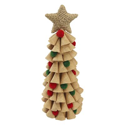 Декор Tkano Декор новогодний classics из джута и гофрированного картона из коллекции new year essential, 41,5 см арт. TK23-NY_CTR0005