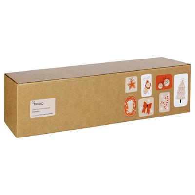 Декор Tkano Декор новогодний classics из джута и гофрированного картона из коллекции new year essential, 41,5 см арт. TK23-NY_CTR0005