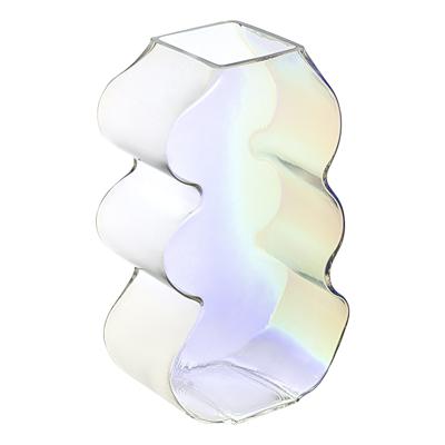 Декор Bergenson Bjorn Ваза wavy, 25 см, перламутр арт. BB0000824