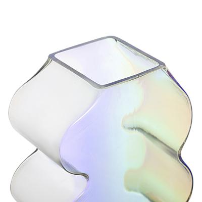 Декор Bergenson Bjorn Ваза wavy, 25 см, перламутр арт. BB0000824