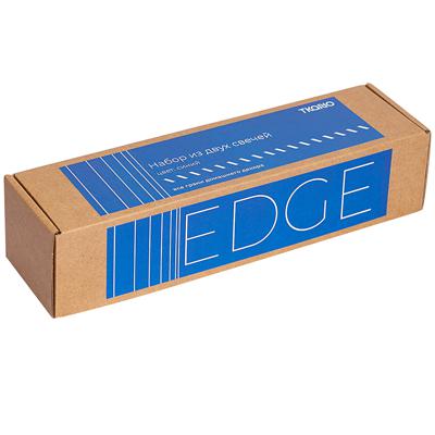 Декор Tkano Набор из двух свечей синего цвета из коллекции edge, 24,5 см арт. TK24-CND0001