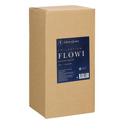 Декор ЯЯЯ Ваза для цветов flowi, 29 см, прозрачная арт. LJ0000284