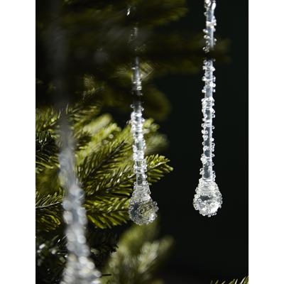Декор Tkano Набор ёлочных украшений icy sparkles из коллекции new year essential, 6 шт. арт. TK24-NY_DEC0006