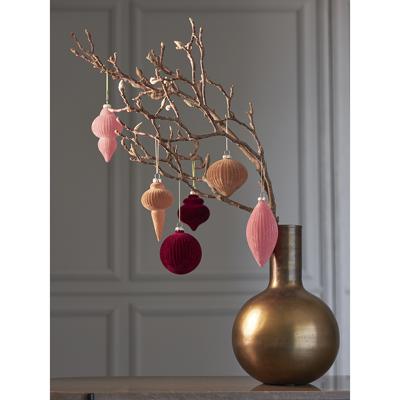 Декор Tkano Набор ёлочных украшений velvet mood из коллекции new year essential, 6 шт. арт. TK24-NY_DEC0012