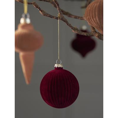 Декор Tkano Набор ёлочных украшений velvet mood из коллекции new year essential, 6 шт. арт. TK24-NY_DEC0012