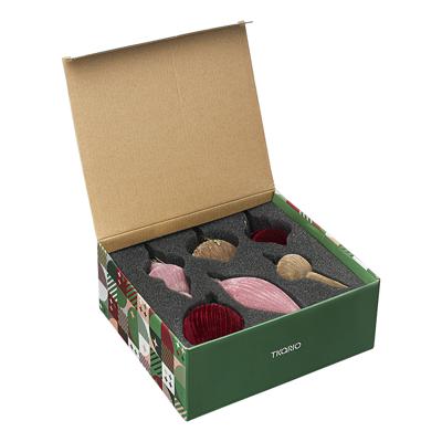 Декор Tkano Набор ёлочных украшений velvet mood из коллекции new year essential, 6 шт. арт. TK24-NY_DEC0012