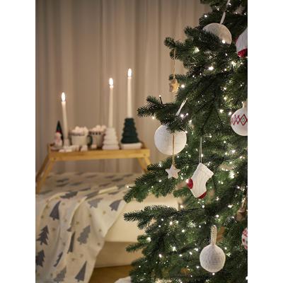 Декор Tkano Набор ёлочных украшений fluffy white из коллекции new year essential, 3 шт. арт. TK24-NY_DEC0016