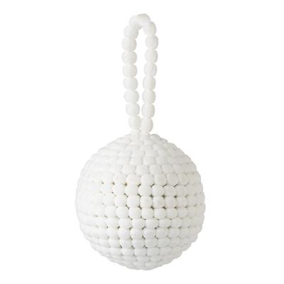 Декор Tkano Набор ёлочных украшений fluffy white из коллекции new year essential, 3 шт. арт. TK24-NY_DEC0016