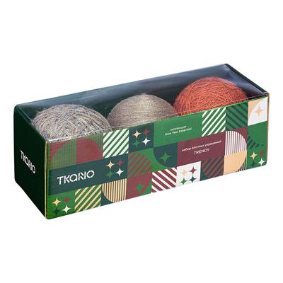 Декор Tkano Набор ёлочных украшений trendy коллекции new year essential, 3 шт. арт. TK24-NY_DEC0019