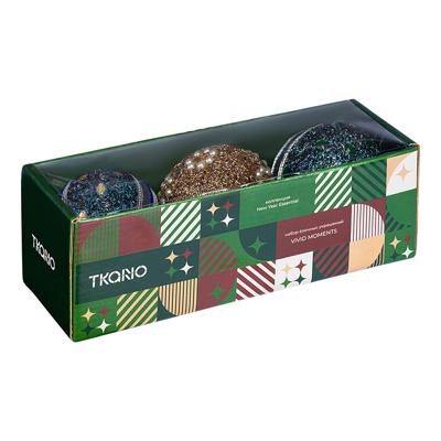Декор Tkano Набор ёлочных украшений vivid moments коллекции new year essential, 3 шт. арт. TK24-NY_DEC0018