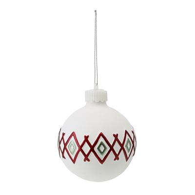 Декор Tkano Набор ёлочных украшений с подсветкой festive embroidey из коллекции new year essential, 4 шт. арт. TK24-NY_DEC0023