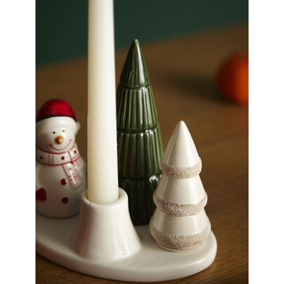 Декор Tkano Подсвечник новогодний enchanted forest из коллекции new year essential, 14 см арт. TK24-NY_CNH0003