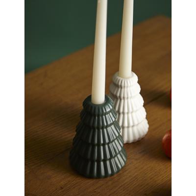 Декор Tkano Подсвечник nordic mood зеленого цвета из коллекции new year essential, 13 см арт. TK24-NY_CNH0002