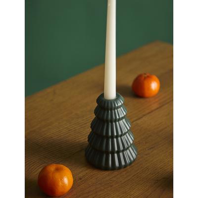 Декор Tkano Подсвечник nordic mood зеленого цвета из коллекции new year essential, 13 см арт. TK24-NY_CNH0002