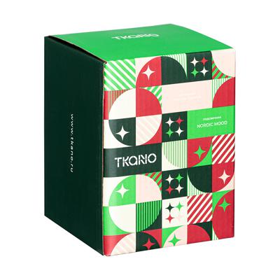 Декор Tkano Подсвечник nordic mood зеленого цвета из коллекции new year essential, 13 см арт. TK24-NY_CNH0002