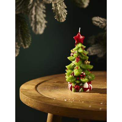 Декор Tkano Свеча декоративная green miracle из коллекции new year essential, 18 см арт. TK24-NY_CND0004