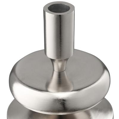 Декор Bergenson Bjorn Подсвечник stone, 13 см, серебристый арт. BB0000905