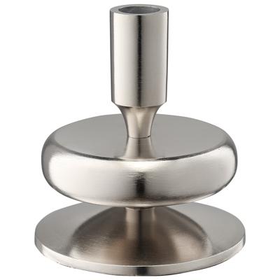 Декор Bergenson Bjorn Подсвечник stone, 13 см, серебристый арт. BB0000905