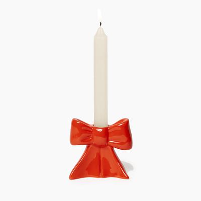 Декор Doiy Подсвечник bow, 8 см, красный арт. DYCAHBOWS