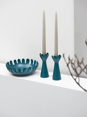Декор Bergenson Bjorn Подсвечник laminaria, 15 см, глубоководный арт. BB0000887